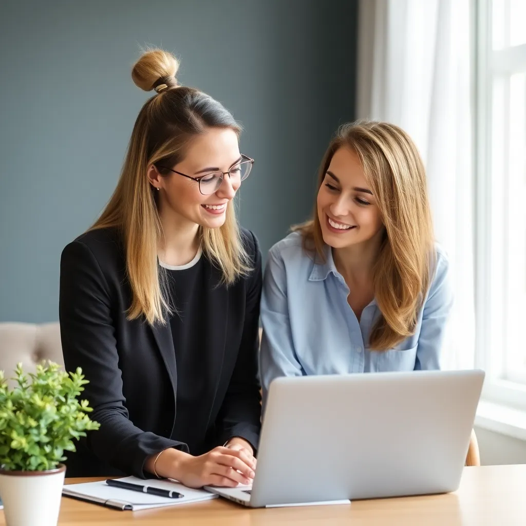 Financieel adviseur helpt een beginner met het plannen van financiën